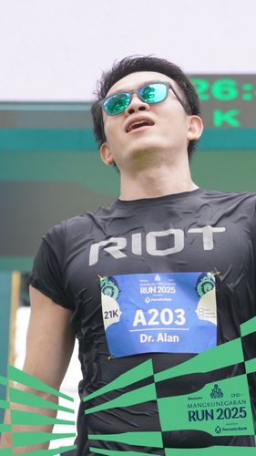 Race photo from Mangkunegaran Run 2025