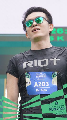 Race photo from Mangkunegaran Run 2025