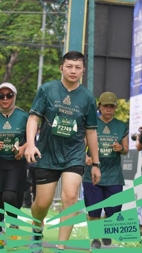 Race photo from Mangkunegaran Run 2025