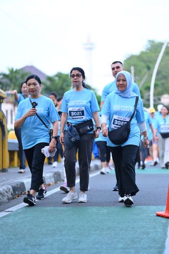 Race photo from KEMLU RUN 2025