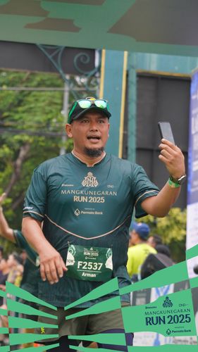 Race photo from Mangkunegaran Run 2025