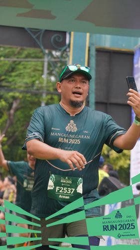 Race photo from Mangkunegaran Run 2025