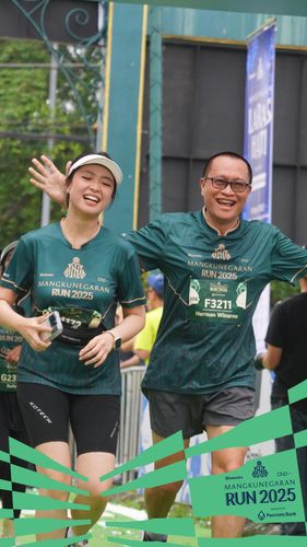 Race photo from Mangkunegaran Run 2025