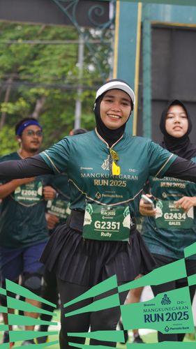 Race photo from Mangkunegaran Run 2025