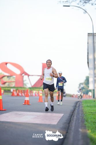 Race photo from Taman Budaya x BOGORUN 2025
