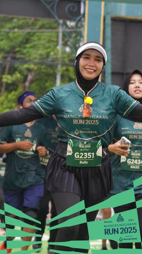 Race photo from Mangkunegaran Run 2025