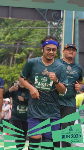Race photo from Mangkunegaran Run 2025