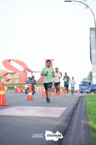 Race photo from Taman Budaya x BOGORUN 2025
