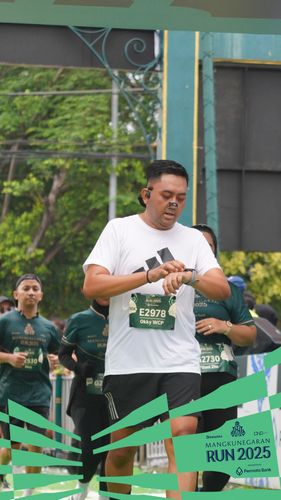 Race photo from Mangkunegaran Run 2025