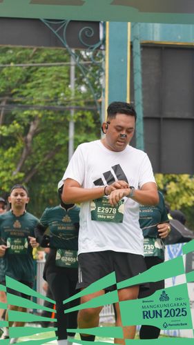 Race photo from Mangkunegaran Run 2025