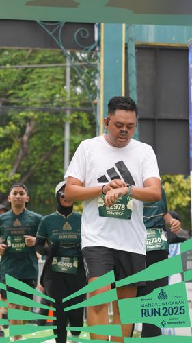 Race photo from Mangkunegaran Run 2025