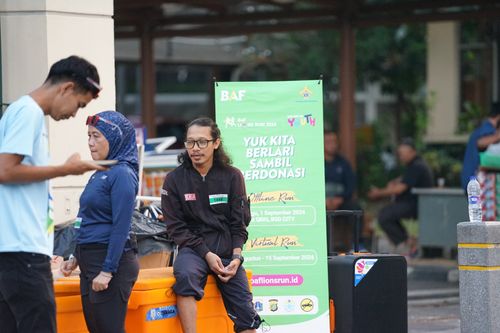 Race photo from Lari Bareng Yuk!