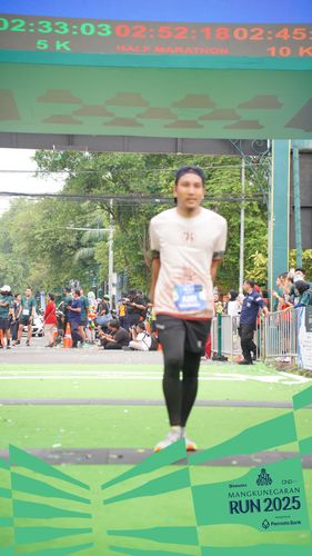 Race photo from Mangkunegaran Run 2025