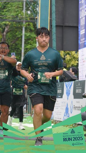 Race photo from Mangkunegaran Run 2025