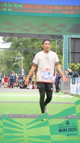 Race photo from Mangkunegaran Run 2025