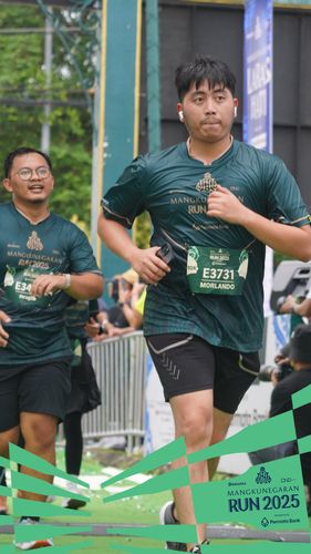 Race photo from Mangkunegaran Run 2025