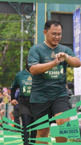 Race photo from Mangkunegaran Run 2025
