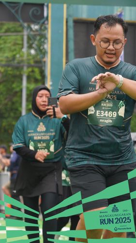 Race photo from Mangkunegaran Run 2025