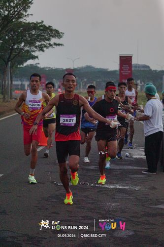 Race photo from BAF LIONS RUN 2024