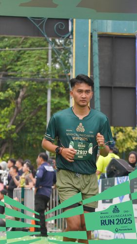 Race photo from Mangkunegaran Run 2025