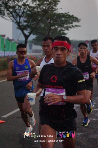 Race photo from BAF LIONS RUN 2024