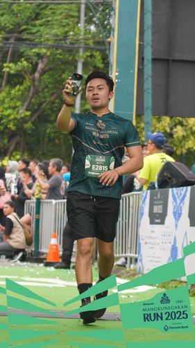 Race photo from Mangkunegaran Run 2025