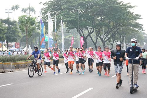 Race photo from Smartfren Run 2024 Vibes