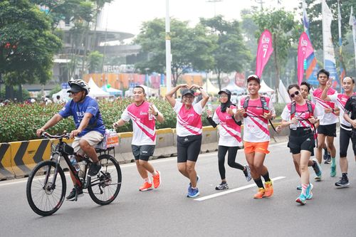 Race photo from Smartfren Run 2024 Vibes