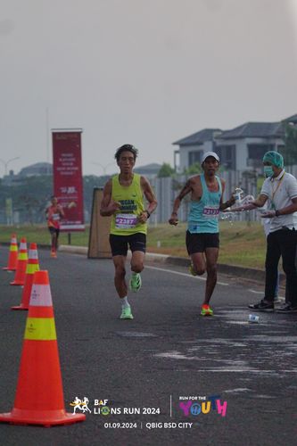 Race photo from BAF LIONS RUN 2024