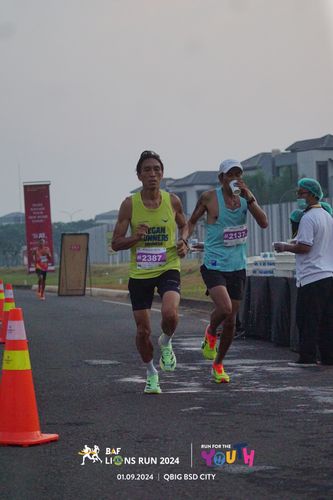 Race photo from BAF LIONS RUN 2024