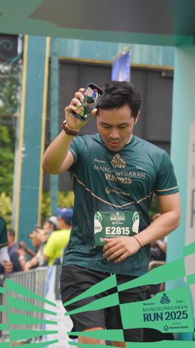 Race photo from Mangkunegaran Run 2025