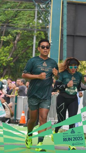 Race photo from Mangkunegaran Run 2025