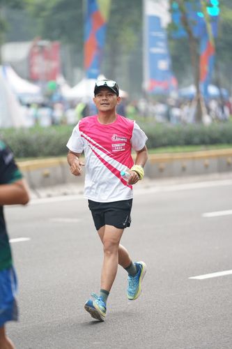 Race photo from Smartfren Run 2024 Vibes