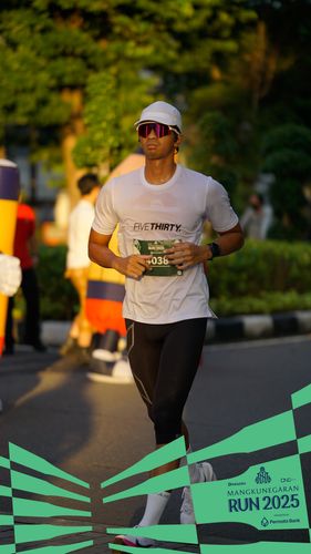 Race photo from Mangkunegaran Run 2025