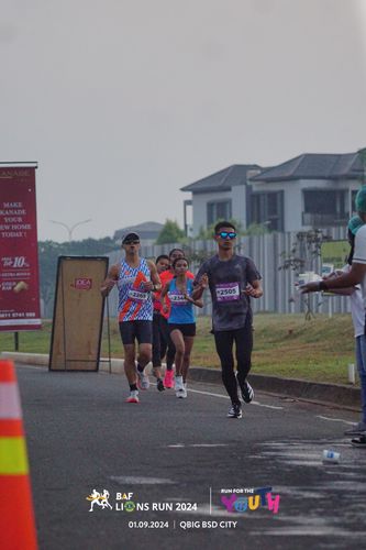 Race photo from BAF LIONS RUN 2024