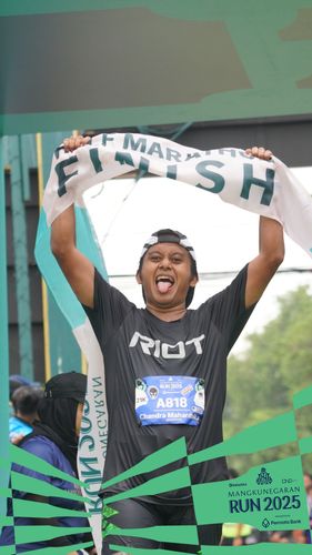 Race photo from Mangkunegaran Run 2025