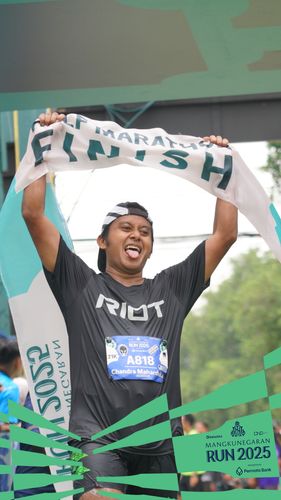 Race photo from Mangkunegaran Run 2025