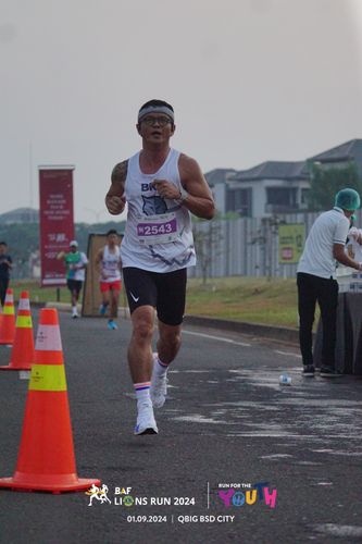 Race photo from BAF LIONS RUN 2024