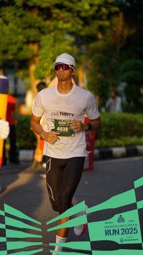 Race photo from Mangkunegaran Run 2025