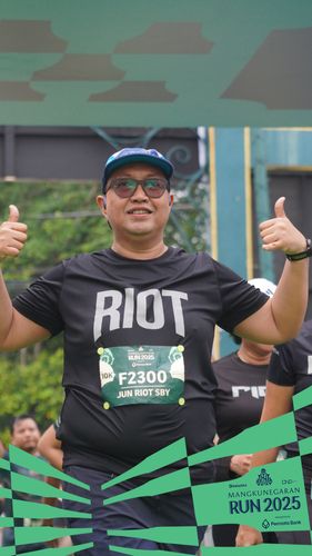 Race photo from Mangkunegaran Run 2025