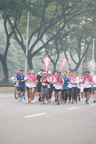 Race photo from Smartfren Run 2024 Vibes