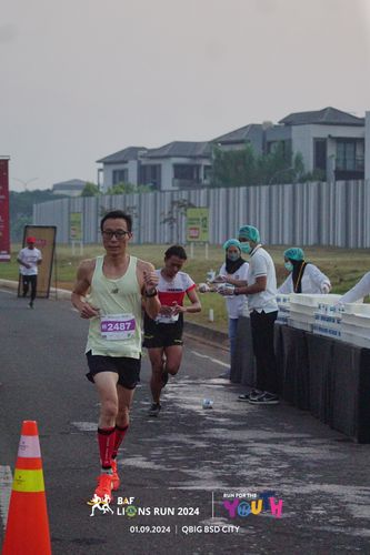 Race photo from BAF LIONS RUN 2024