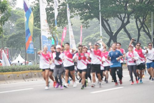 Race photo from Smartfren Run 2024 Vibes