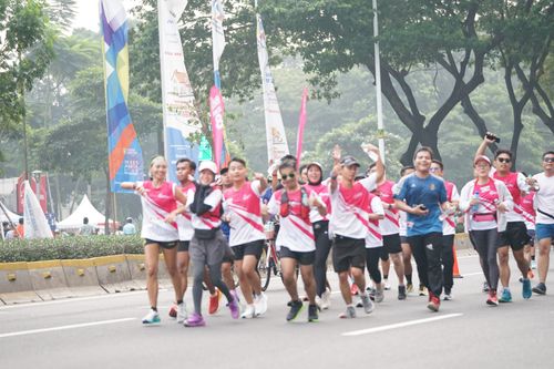 Race photo from Smartfren Run 2024 Vibes