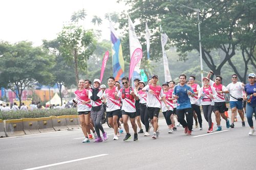 Race photo from Smartfren Run 2024 Vibes