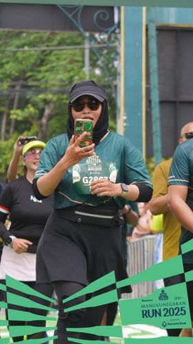Race photo from Mangkunegaran Run 2025