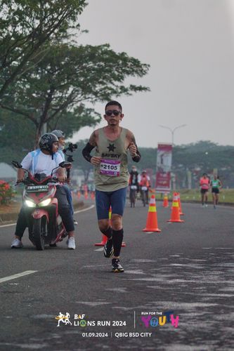 Race photo from BAF LIONS RUN 2024