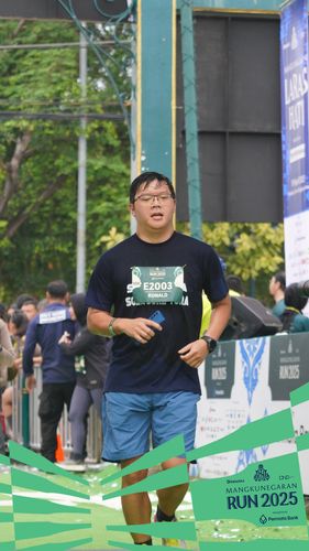 Race photo from Mangkunegaran Run 2025