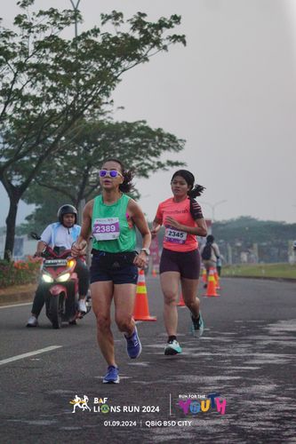 Race photo from BAF LIONS RUN 2024