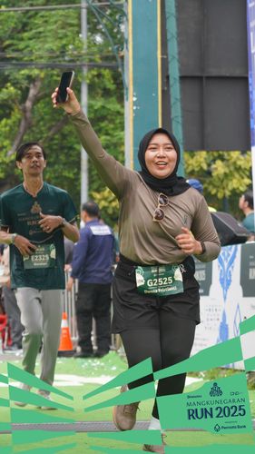 Race photo from Mangkunegaran Run 2025